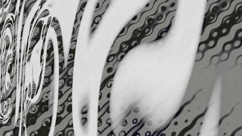 Hypnotic abstract psychedelic animation. Close up of a mark on a wall. Stock Footage 236125635