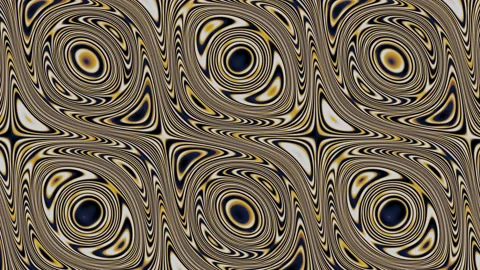 Hypnotic abstract psychedelic animation. Pattern with elements Stock Footage 234522094