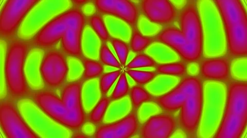 Hypnotic Abstract Psychedelic Hypno Disco Background Loop Stock Footage 336226343