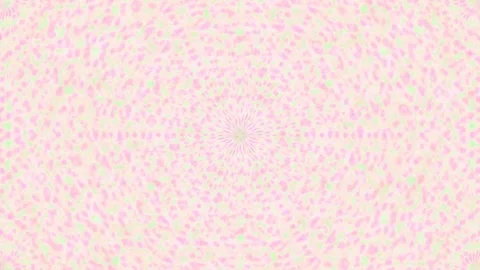 Hypnotic Abstract Radial Background Loop with Pastel Pink and Mint Green Gr.. Stock Footage 336881880