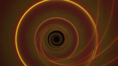 Hypnotic Abstract Red and Orange Spiral Vortex Motion Background Stock Footage 343728427