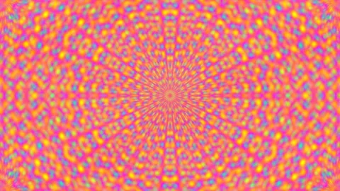 Hypnotic abstract seamless geometric pattern background loop with vibrant c.. Stock Footage 339337150