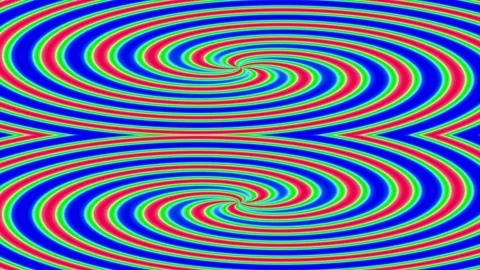 Hypnotic Abstract Swirl Pattern: Vibrant Psychedelic Background for Modern .. Stock Footage 337707202