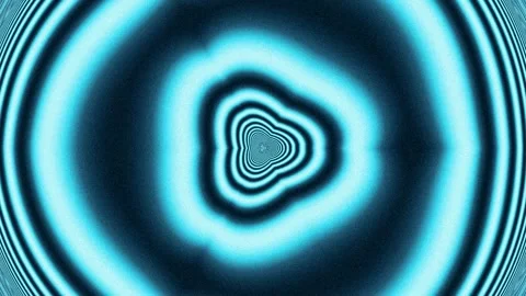 Hypnotic abstract vortex gradient circle waves energy background video loop Stock Footage 339782999