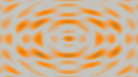 Hypnotic Abstract Wave Background: Glowing Orange Energy Ripple Effect Anim.. Stock Footage 340380315