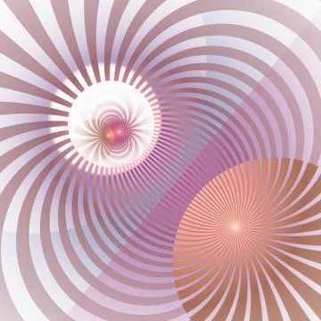 Hypnotic and Vibrant Color Rays Background. Abstract Spiral vortex. Radiant s イラスト素材
