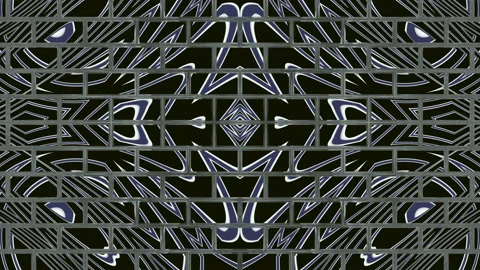 Hypnotic animation. Abstract background with lines and circles. Stock Footage 237959369