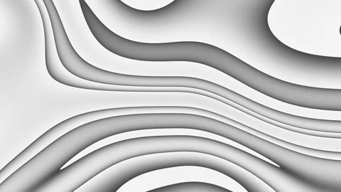 Hypnotic animation. Black and white.  Abstract background with lines. Stock Footage 238613611