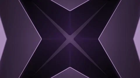 Hypnotic animation with pulsating moving star. Design. 3D animation with opening Stock Illustration