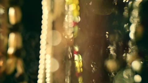Hypnotic background made of shiny and brilliant jewels and precious stones  Stock Footage 232798078