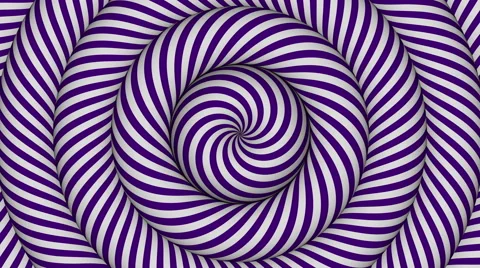 Hypnotic background with purple and white concentric circles in motion Stock Footage 60237762