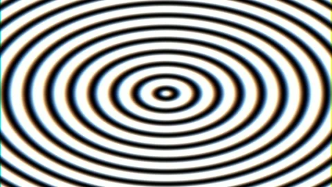 Hypnotic black and white ripple effect animation for background design Stock Footage 339344324