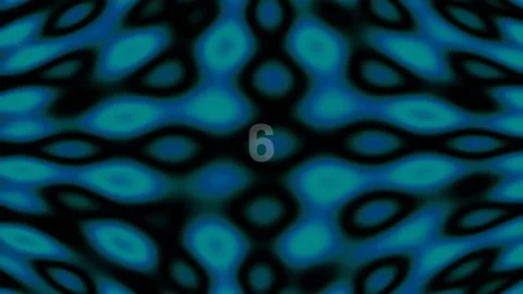 Hypnotic blue abstract liquid waves background pattern for modern tech video Stock Footage 342093646