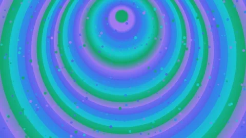 Hypnotic Blue and Purple Concentric Circles Motion Background 스톡 동영상 329745037
