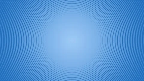 Hypnotic Blue Concentric Circles Background Animation Loop. Stock Footage 320465930