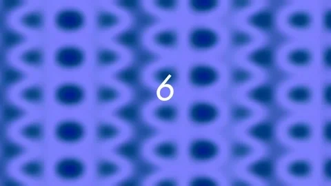 Hypnotic blue optical wave background with geometric repeating number pattern Stock Footage 342093832