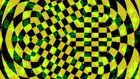 Hypnotic Blue Purple Geometric Abstract Pattern Background Animation Stock Footage 339788784