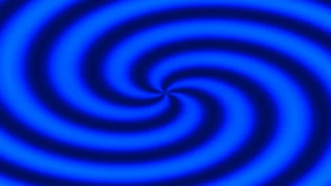 Hypnotic blue spiral vortex background abstract digital energy wave motion Stock Footage 339498950