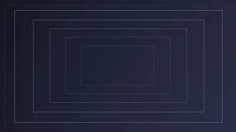 Hypnotic Blue Square Tunnel Optical Illusion Video stock 325768911