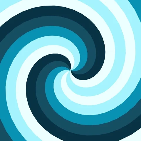 Hypnotic Blue Swirls - Abstract Visuals of Spiraling Patterns and Motion. Stock Footage 327259671