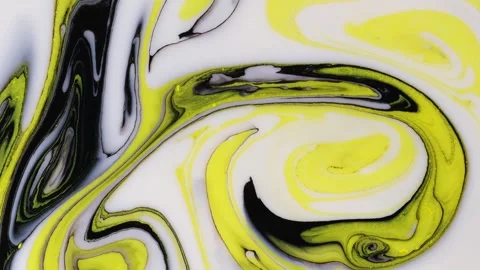 Hypnotic calm abstract background acrylic ink Stock-Footage 290404399