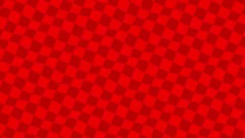 Hypnotic  checkerboard tiles wave red Stock Footage 200973846