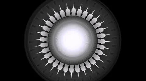 Hypnotic circles animation Stock Footage 23087941