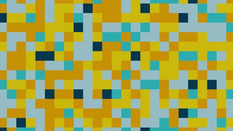 Hypnotic color abstract animation. Abstract background with squares Stock Footage 233992653