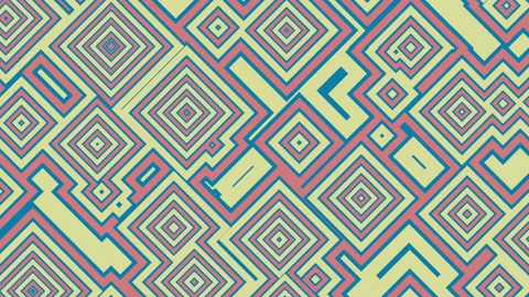 Hypnotic color abstract animation. Stock Footage 233511557