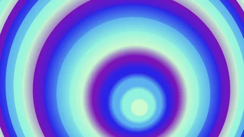 Hypnotic colorful circles abstract background, psychedelic pattern Stock Footage 331361565