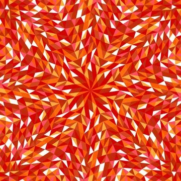 Hypnotic colorful circular burst pattern mosaic background design Stock Illustration