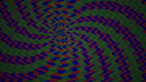 Hypnotic colorful spiral animation with rotating geometric pattern. Stock Footage 334533335