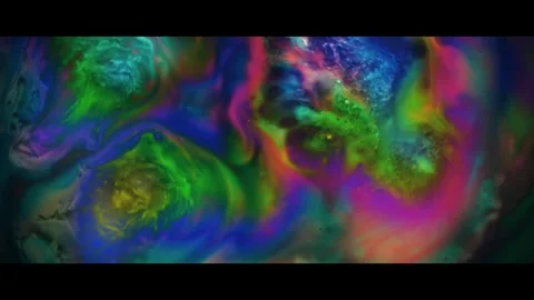 Hypnotic Colors Colliding Spinning Motion Background 스톡 동영상 276387205
