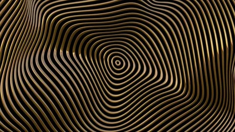 Hypnotic Concentric Circle Ripple Animation Background. Concentric Rings wave. 库存影片 344091509