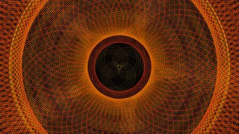 Hypnotic Concentric Circles Abstract Background Ilustración de archivo