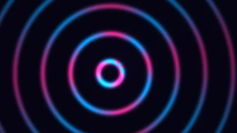 Hypnotic Concentric Rings Motion Background  Hypnotic Stock Footage 341558132