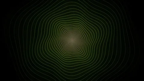 Hypnotic concentric rings shifting colors in a dynamic optical illusion on .. Stock Footage 345731240