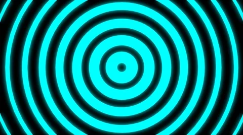 Hypnotic Cyan animation Stock Footage 42562137
