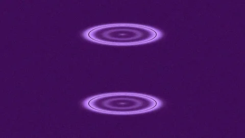Hypnotic cyan ring pulse on deep blue digital tech background animation loop Stock Footage 337704647