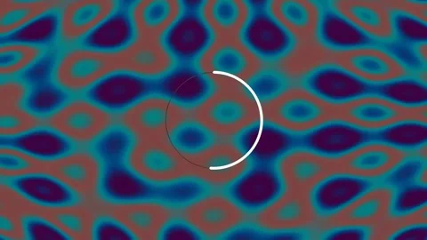 Hypnotic deep ocean abstract fluid wave pattern texture background Stock Footage 342092958