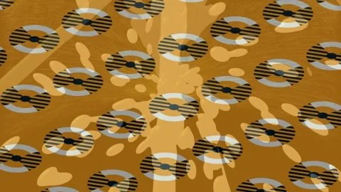 Hypnotic Digital Flowing Shapes Creative Motion Stock Footage 328667525