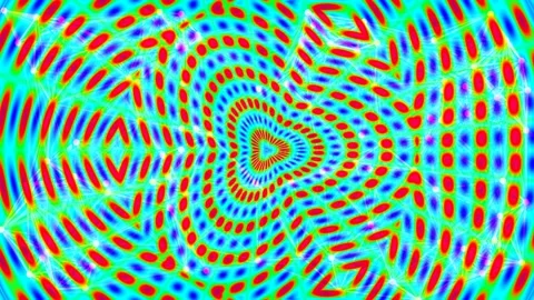 Hypnotic digital vortex tunnel: Abstract colorful spiral pattern loop for m.. Stock Footage 336505890