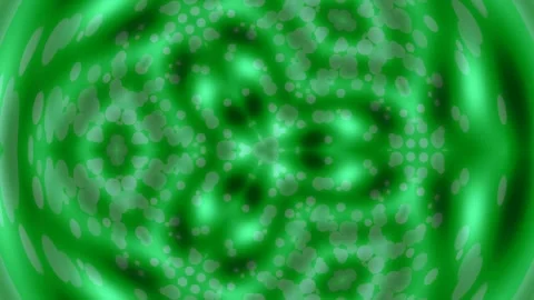 Hypnotic emerald glow fractal pattern seamless digital background loop Stock Footage 339786177