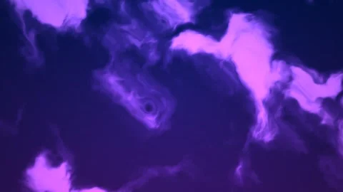 Hypnotic Flow of Cosmic Purple Nebulae in a Starry Night Sky with Ethereal .. Stock Footage 334244757