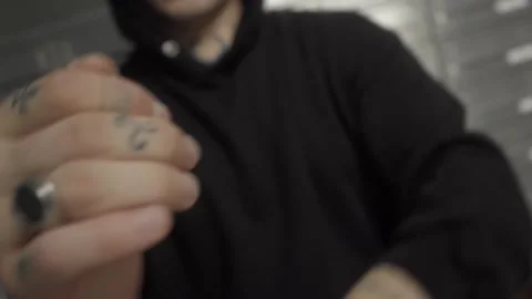 Hypnotic, fluid hand movements with expressive, twisting finger choreography. Stock Footage 286817996