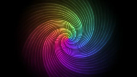 Hypnotic fluid ink spiral background creates mesmerizing Stock Footage 341526313