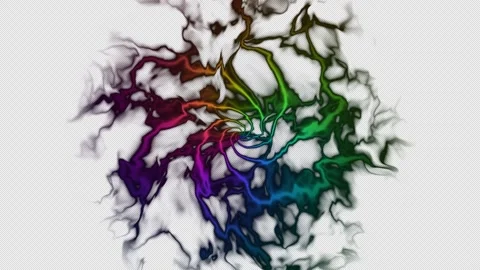 Hypnotic Fluid Ink Spiral Background Seamless Loop Stock Footage 341590113