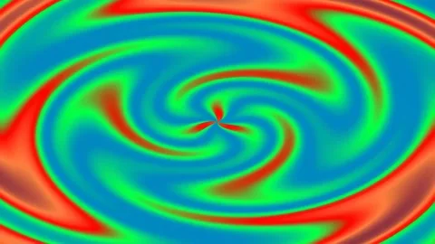 Hypnotic fluid vortex: Abstract swirling color gradient background animation Stock Footage 341057131
