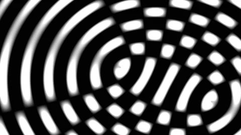 Hypnotic Folder Multi Dimensional Inversion Mask Rings Stock Footage 139714352