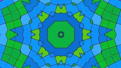 Hypnotic Geometric Animation Video stock 331626031